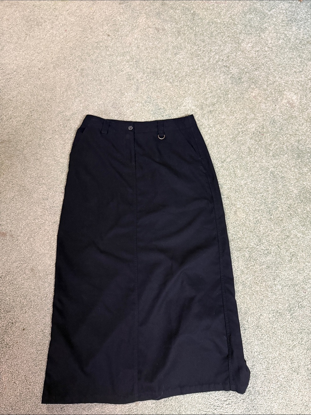 Christopher & Banks Black Straight Midi Skirt size 10 EUC